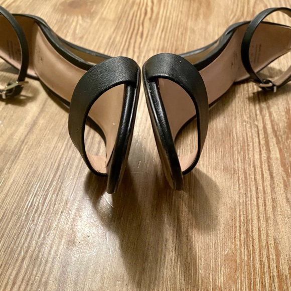 CALL IT SPRING VEGAN LEATHER HEELS ANKLE STRAP BLACK SIZE 8 STILETTO HEELS - Picture 16 of 16